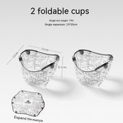 Outdoor Folding Bowls, Tableware, Portable Travel Plates