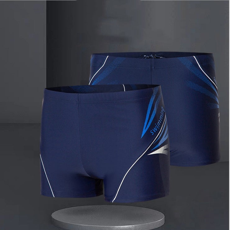 Men's Loose Elastic Swimming Trunks