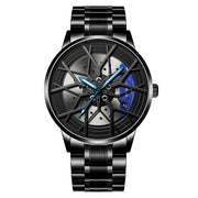 Waterproof Men's Luminous Wheel Watch