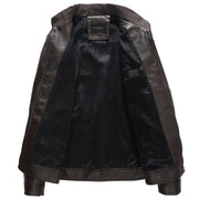 Young Men's Slim Fit Leather Jacket