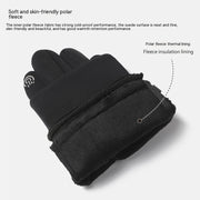 Outdoor Waterproof Velvet Warm Cycling Gloves