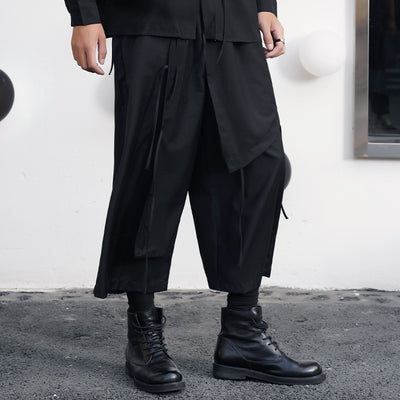 Dark Personality Japanese Style Wide-leg Pants Casual