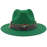 Ethnic Style Western Cowboy Hat Gem Accessories Tibetan Top Hat