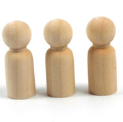 CTFFNIKPJM299 Wooden People-Solid Unfinished Paint-Waldorf Toys