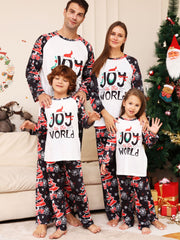 New Letter Snowflake XINGX Christmas Parent-child Suit Printed Homewear Pajamas