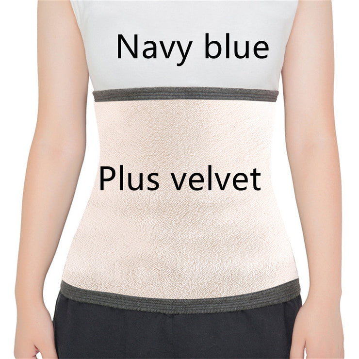 Pure Cotton Warm Protective Belt Plus Velvet Double Layer Thickening