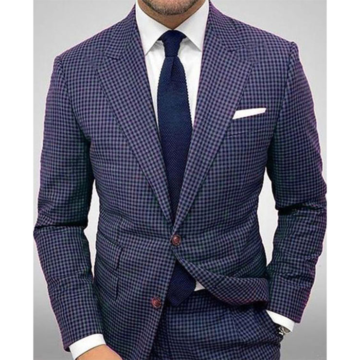 Men's Striped Blazer Casual Slim Fit