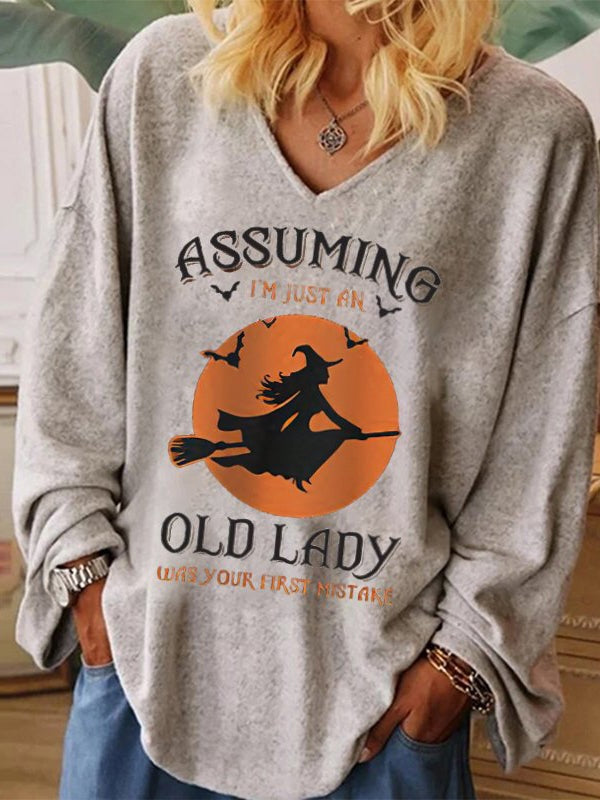 Autumn Christmas Women's Long-sleeved T-shirt