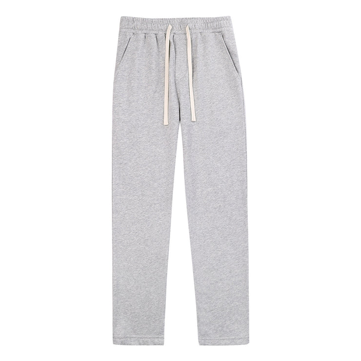 Heavyweight Cotton Straight Sweatpants Men's Vintage