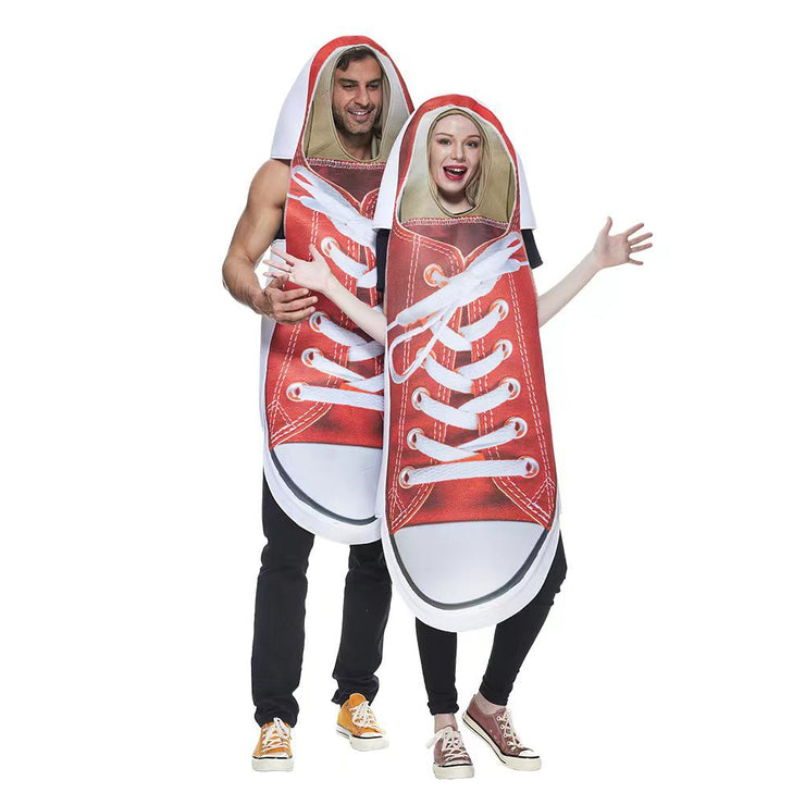 Halloween Canvas Shoes For Lovers Suit