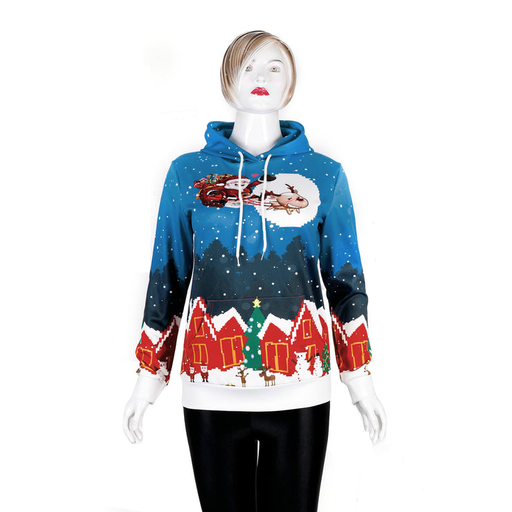 Christmas Clothing Digital Printing Hoodie Sweater