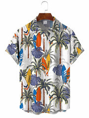 Men's 3D Shirt Plant Flower Digital