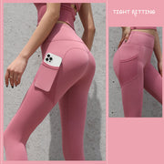 Gym Sport Seamless Leggings With Pockets Push Up High Waist Pants Women Fitness Running Yoga Pants Gym Sport Seamless Leggings