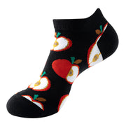 Men's Spring And Summer Ankle Oil Painting Avocado Socks