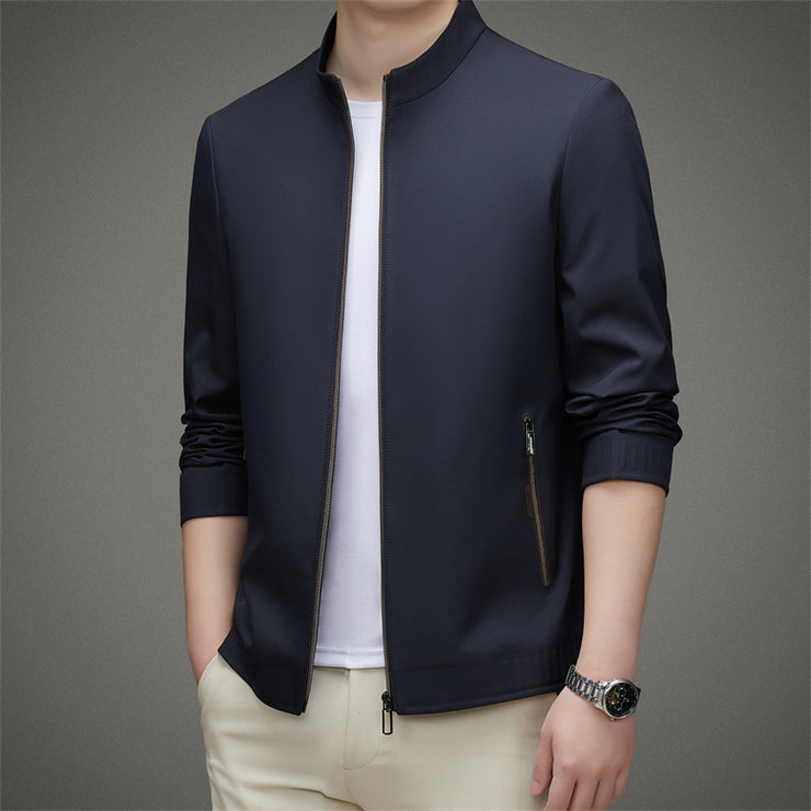 Coat Men's Polo Collar Jacket