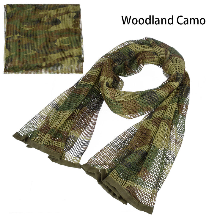 Breathable camouflage outdoor men's and women's scarves