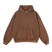 Men's Retro Distressed Hooded Sweater