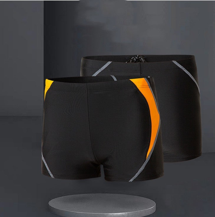 Men's Loose Elastic Swimming Trunks