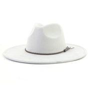 Men's Lady Couple Broad-brimmed Hat Flat Edge Gentlemen's Hat