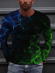 Men's Long Sleeve Bottoming T-Shirt Round Neck