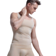 Men's Underwear Seamless Ice Silk Vest