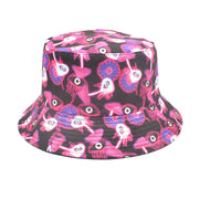 Men's And Women's Outdoor Casual Colorful Mushroom Pattern Fisherman Hat