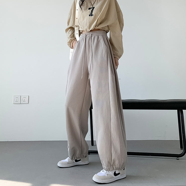 Leisure Sports Pants Female Loose Tappered