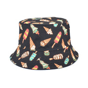 Men's And Women's Outdoor Leisure Printing Sun-shade Sun Protection Hat