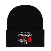 Christmas Knitted Windproof Wool Hat