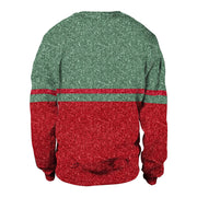 Digital Printing Christmas Round Neck Sweater