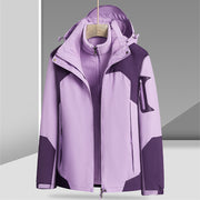 Three-in-one Removable Liner With Velvet Thickening Windproof Waterproof Jacket