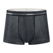 Men's Fashionable Mesh Breathable Ice Silk Underwear