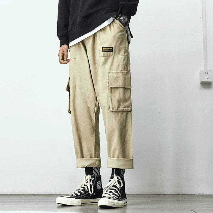 Overalls Men's Thin Cropped Straight