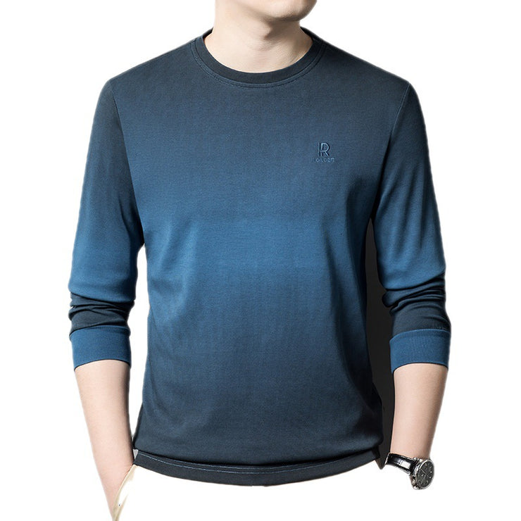 Men's Young And Middle-aged Long-sleeved T-shirt