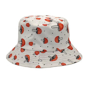 Men's And Women's Outdoor Casual Colorful Mushroom Pattern Fisherman Hat