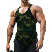 Men's U-neck Sleeveless Camouflage Vest Outdoor