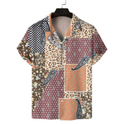 Fashion Hawaii Lapel Thin Short Sleeve