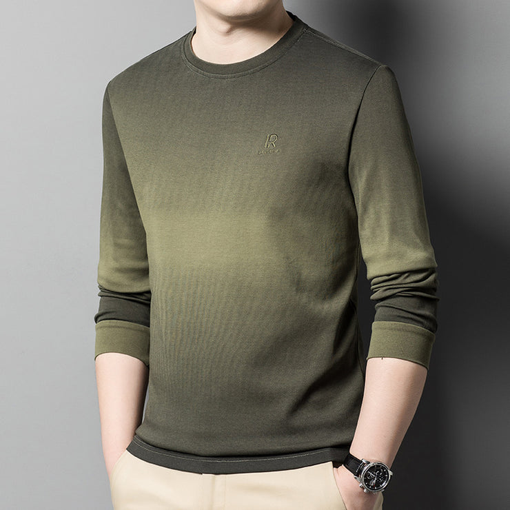 Men's Young And Middle-aged Long-sleeved T-shirt