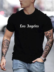 Men's Round Neck Plus Size T-shirt Personalized Patterns Printed Short Sleeve