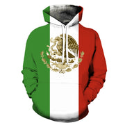 Men's Sweater Mexican 3D Printed Hoodie Coat