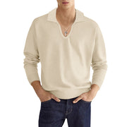 Men's Fashion Casual Solid Color Long Sleeve