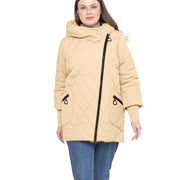 Women's Quilted Cotton Coat Mid-length Winter Clothing Coat