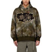 Men's Fashion Connector Retro Camouflage Digital Printed Hoodie