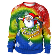 Digital Printing Christmas Round Neck Sweater