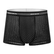 Men's Fashionable Mesh Breathable Ice Silk Underwear