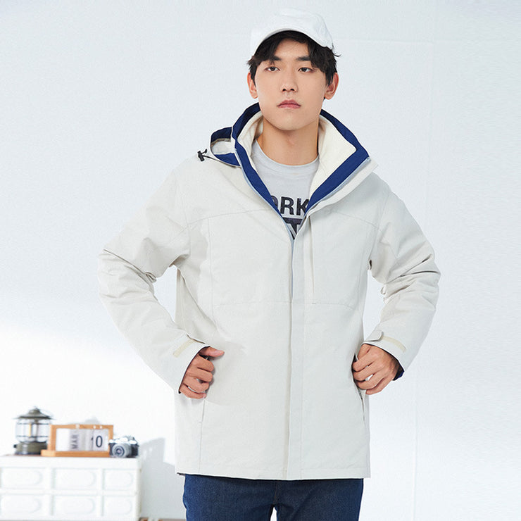 Three-in-one Removable Thick Warm Jacket