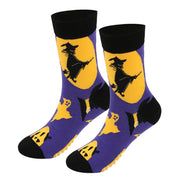 Halloween Plus-sized Men's Cotton Socks Plus Size