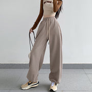 Leisure Sports Pants Female Loose Tappered