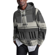 Hooded Sweater Men's Geometric Pattern Street Trend