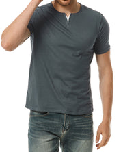 Men's V-neck Fashion Short Sleeve Cotton